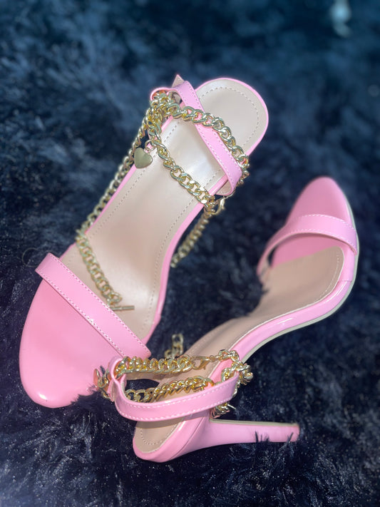 Chained Anklet Heels