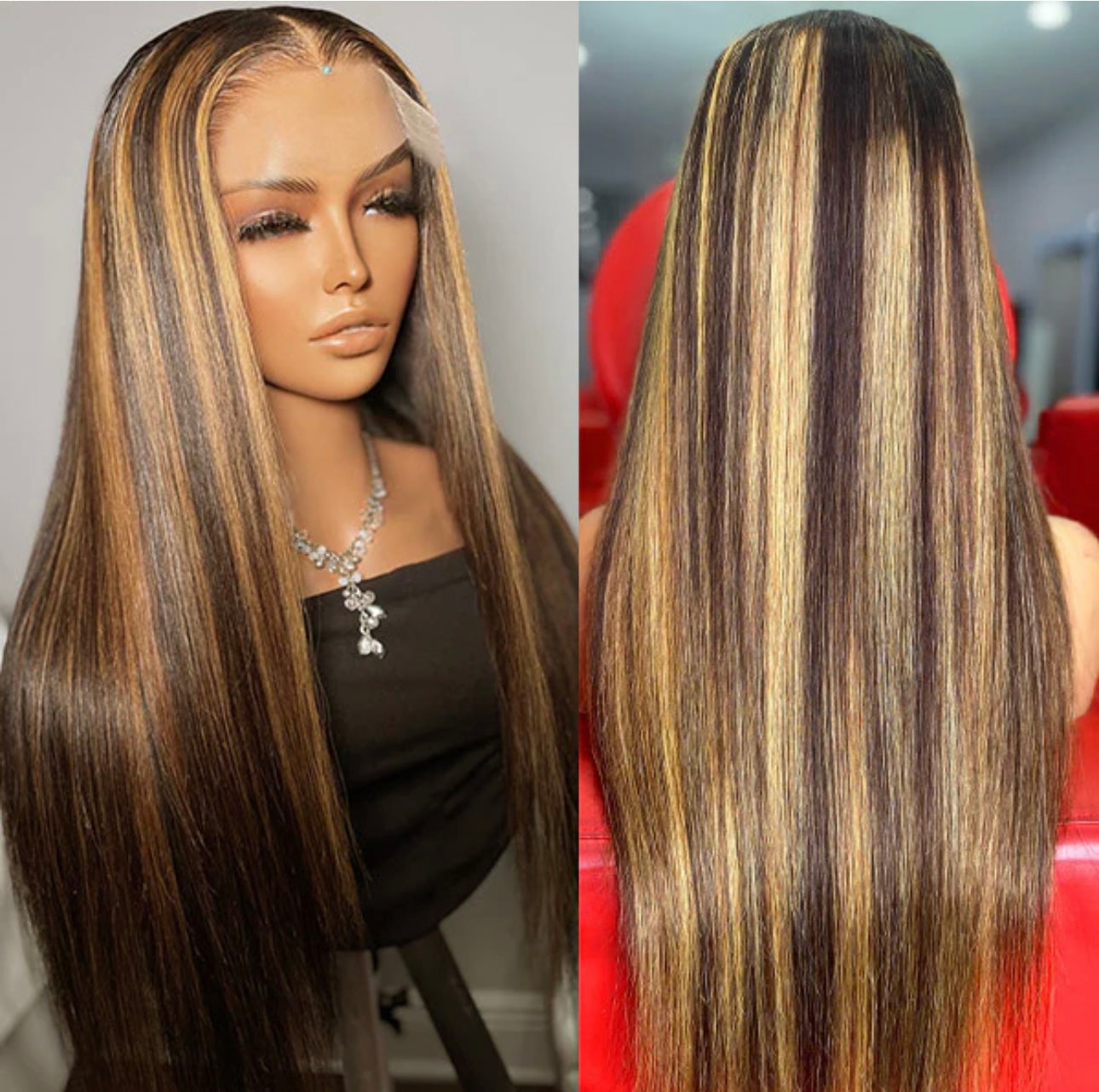 HIGHLIGHTED FRONTAL WIGS